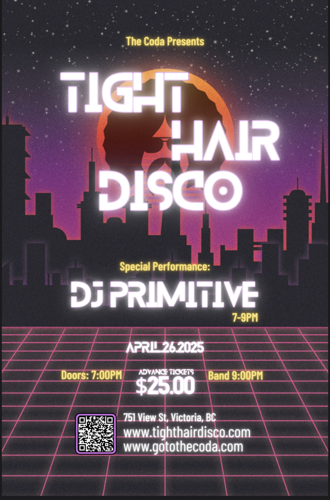 Tight Hair Disco Poster