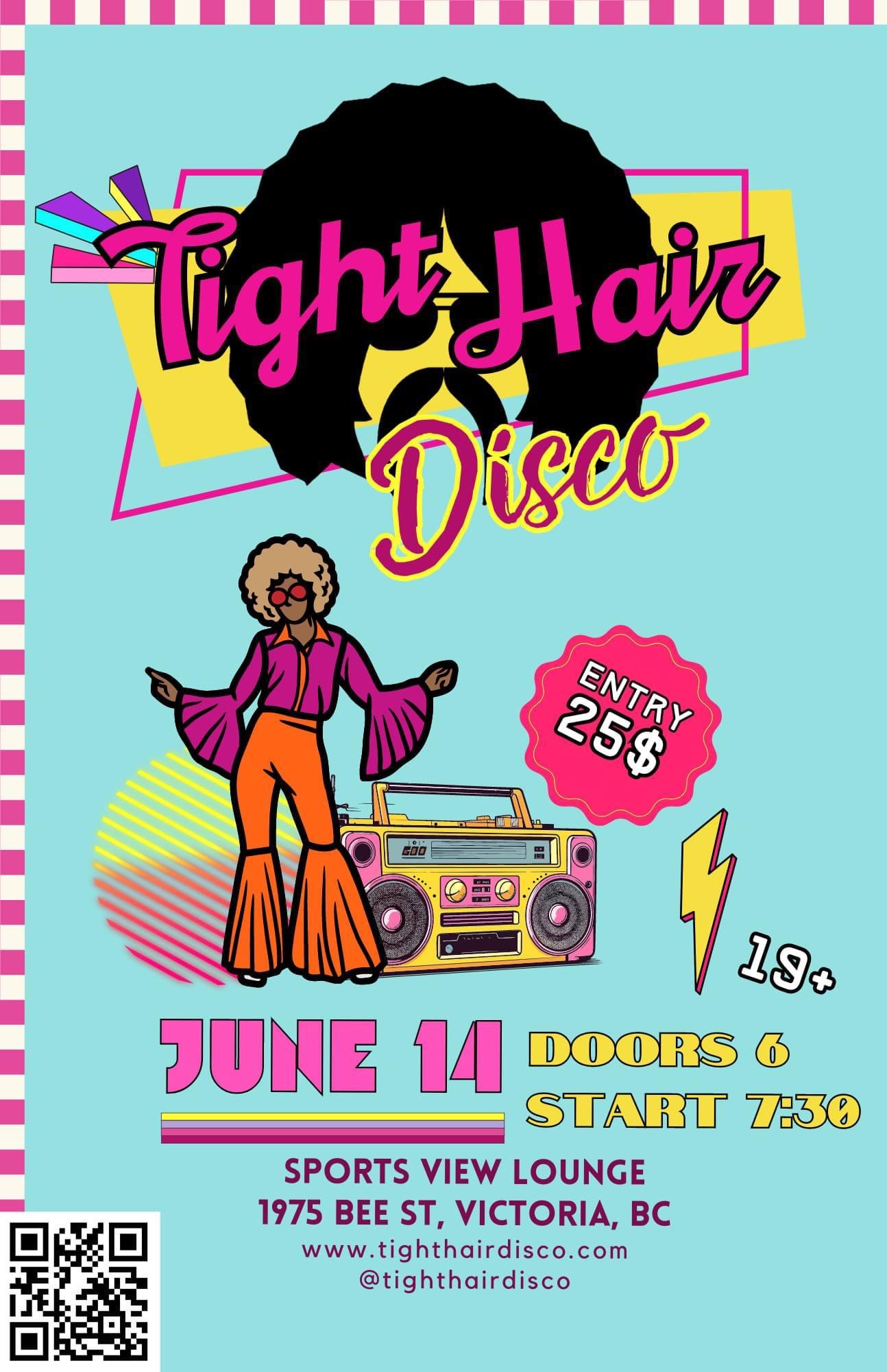 Tight Hair Disco Poster