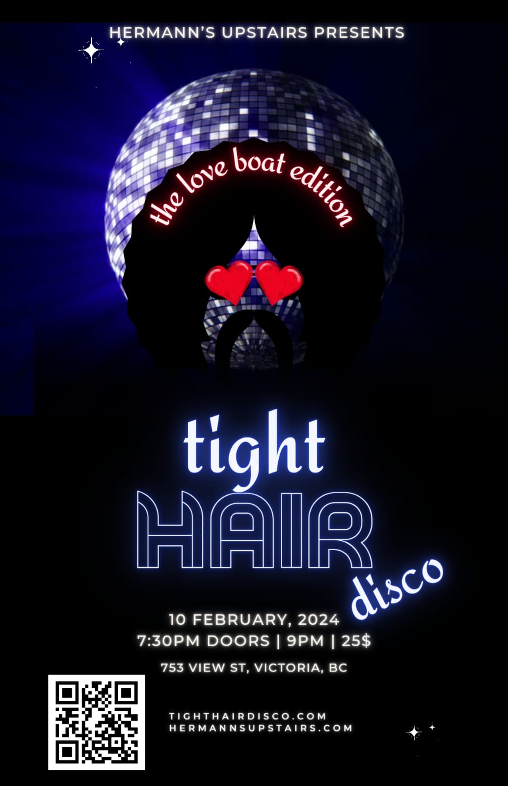 Tight Hair Disco Poster