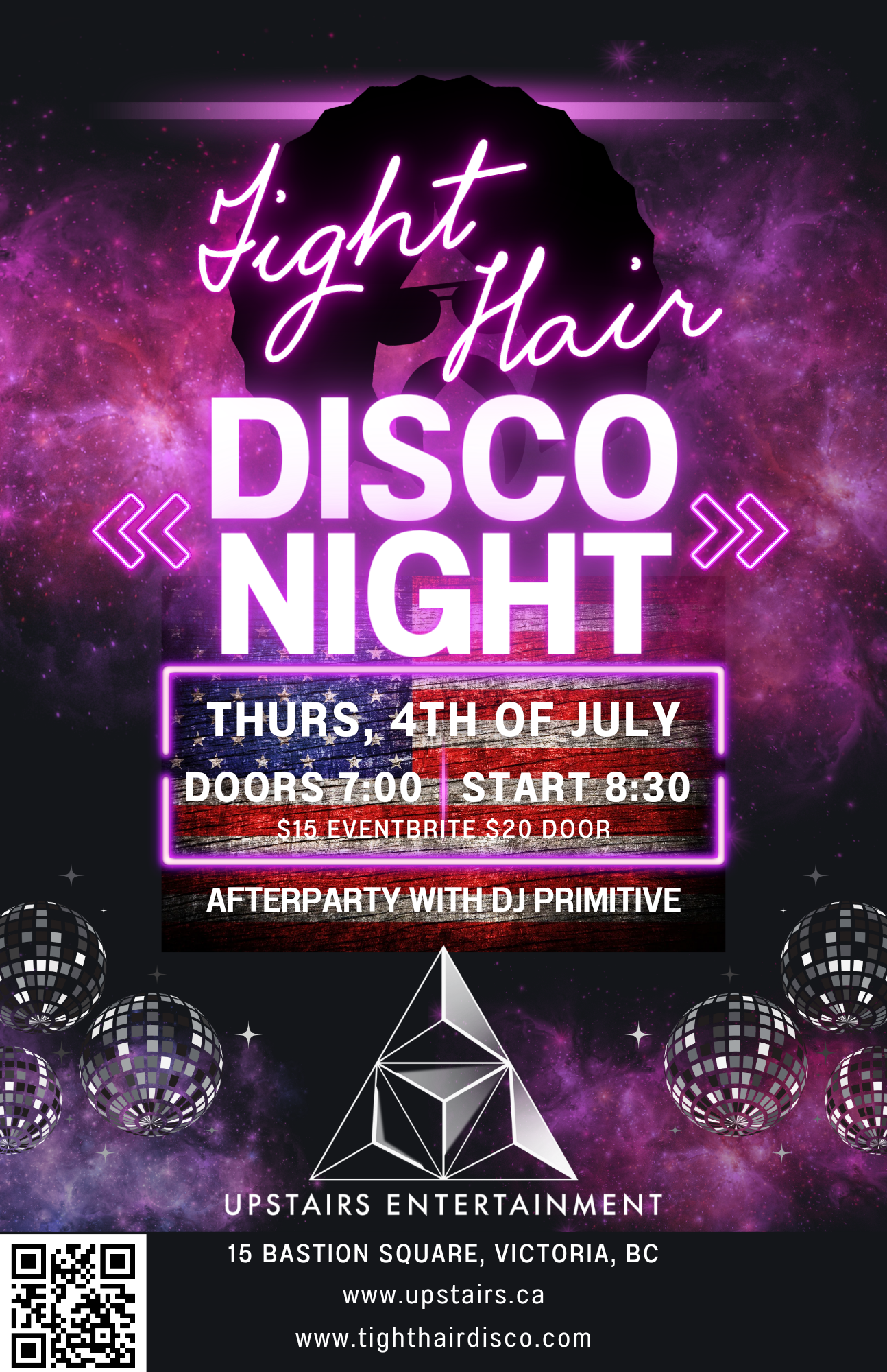 Tight Hair Disco Poster
